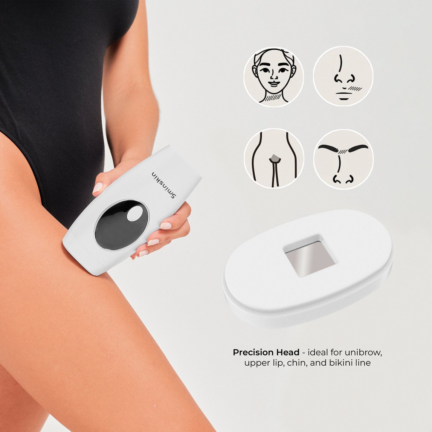 5MINSKIN AT-HOME LASER HAIR REMOVAL HANDSET - 50% OFF BLACK FRIDAY  SALE + 4 FREE GIFTS (WORTH $150)
