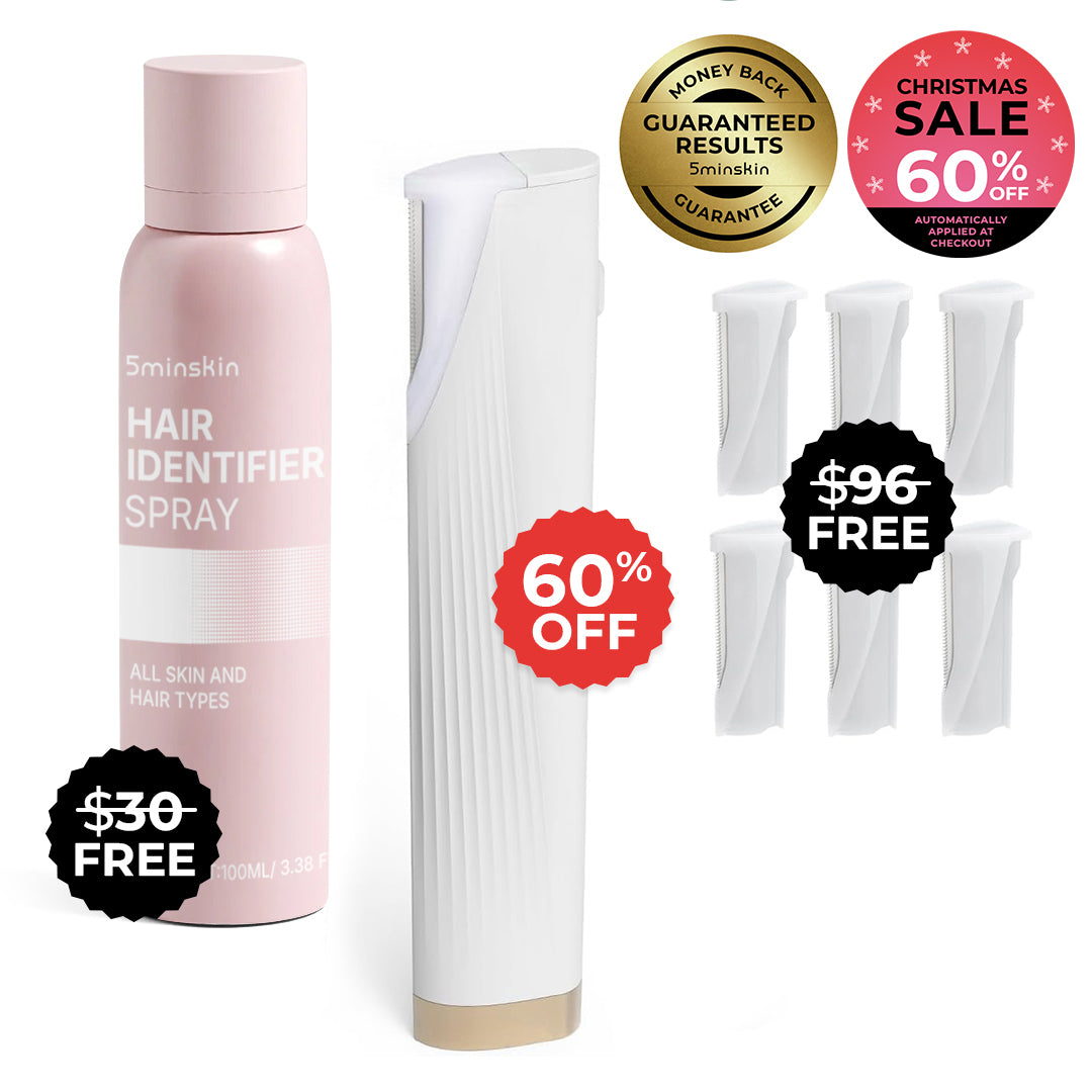 5MINSKIN ELECTRIC DERMAPLANING TOOL - 60% OFF CHRISTMAS SALE + 2 FREE GIFTS (WORTH $126)