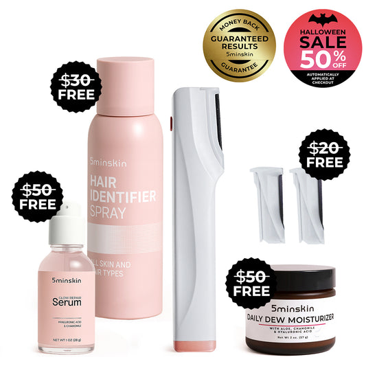 5MINSKIN ELECTRIC DERMAPLANING TOOL - 50% OFF BLACK FRIDAY SALE + 4 FREE GIFTS (WORTH $150)